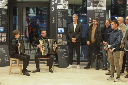 V kulturnem programu sta nastopila Nino in Štefan Sodja, učenca Tomaža Cilenška